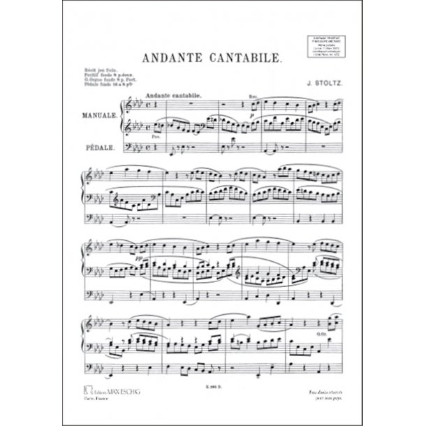 Andante Cantabile Orgue